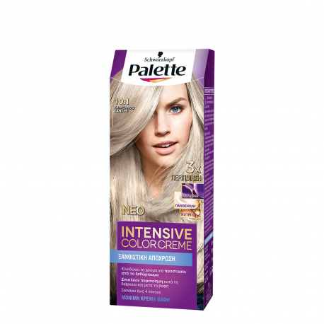 Palette βαφή μαλλιών intensive color creme κατάξανθο σαντρέ Νο. 10.1 (110ml)