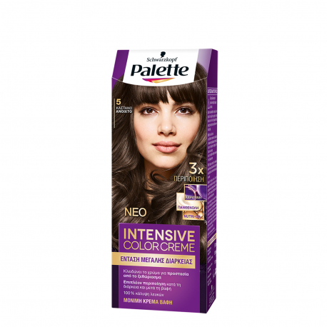 Palette βαφή μαλλιών intensive color creme ανοιχτό Νο. 5 (100ml)