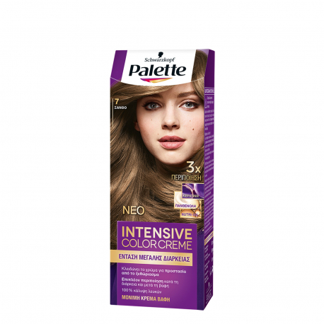 Palette βαφή μαλλιών intensive color creme ξανθό Νο. 7 (110ml)