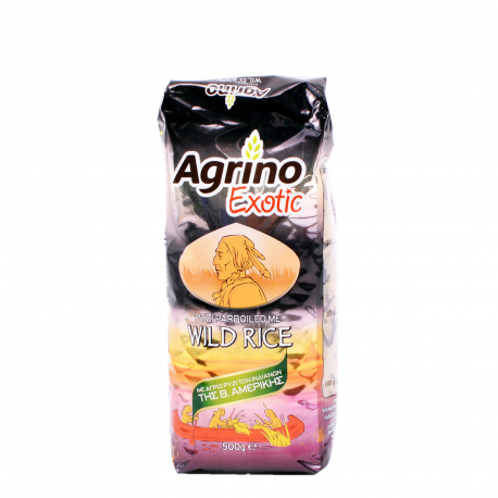 Agrino ρύζι parboiled υγροθερμικής επεξεργασίας exotic με άγριο ρύζι - χωρίς γλουτένη (500g)