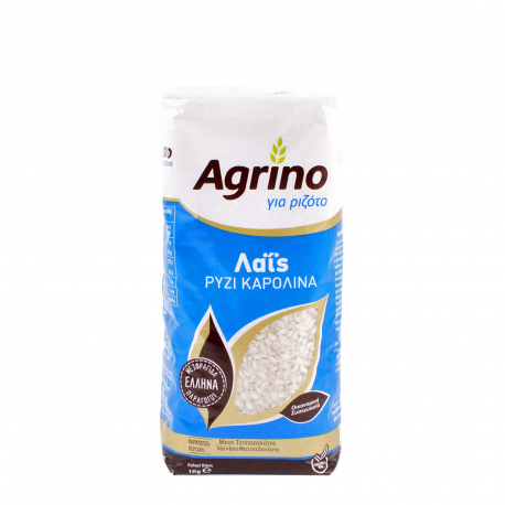 Agrino ρύζι Καρολίνα λαΐς για ριζότο - χωρίς γλουτένη, από Έλληνα παραγωγό (1kg)