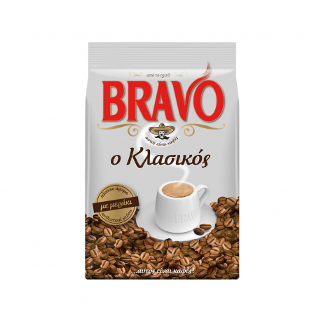 Bravo καφές ελληνικός κλασικός (485g)