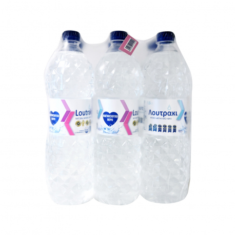 Κάλας φυσικό μεταλλικό νερό Λουτράκι (6x1.5lt)
