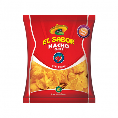 El Sabor σνακ καλαμποκιού nacho chips chilli (100g)