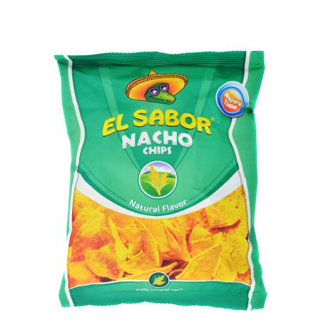 El Sabor σνακ καλαμποκιού nacho chips natural (100g)