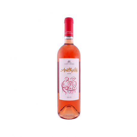 Κτήμα Κώστα Λαζαρίδη κρασί ροζέ ξηρό amethystos cabernet sauvignon, merlot (750ml)