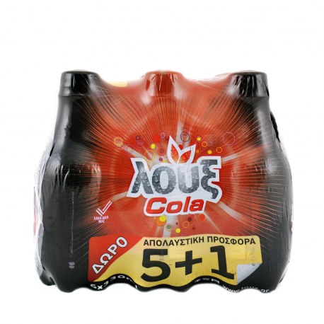 Λουξ αναψυκτικό cola (330ml) (5+1)