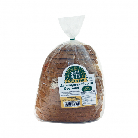 Ντούρας ψωμί ζυμωτό με ξινό προζύμι σε φέτες (750g)