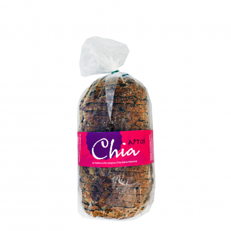 Ντούρας ψωμί chia με σπόρους chia σε φέτες (600g)