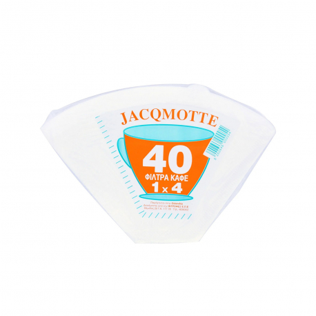 Jacqmotte φίλτρα καφέ No. 1X4 (40τεμ.)