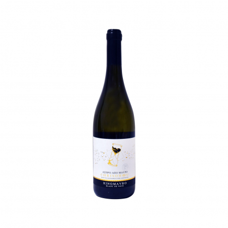 Χρυσοχόου κρασί λευκό άσπρο από μαύρο ξινόμαυρο (750ml)