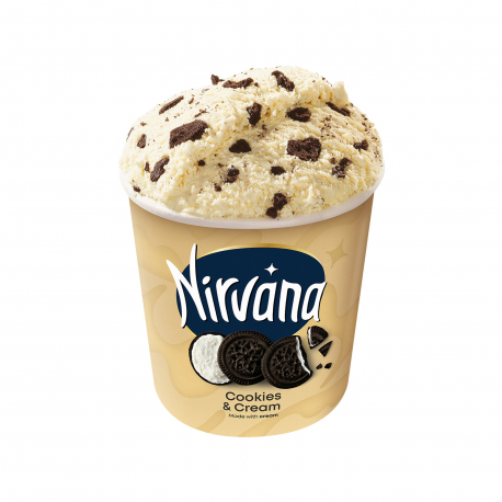 Nestle παγωτό οικογενειακό nirvana cookies & cream (0.61kg)