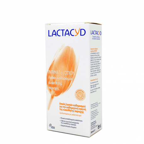 Lactacyd λοσιόν καθαρισμού ευαίσθητης περιοχής intimate (200ml)