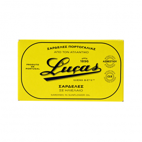 Lucas σαρδέλες σε ηλιέλαιο (125g)