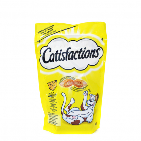 Catisfactions τροφή γάτας ξηρά με τυρί (60g)