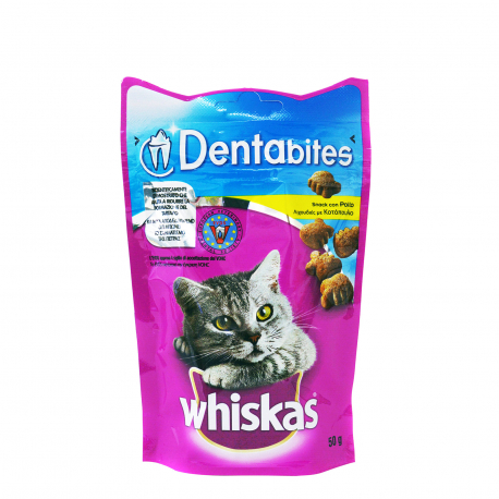 Whiskas τροφή γάτας dentabites με κοτόπουλο (50g)