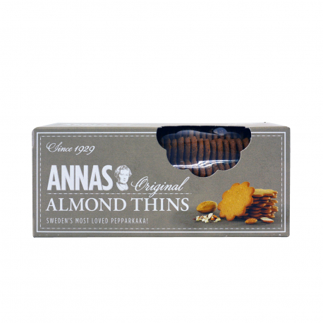 Anna's μπισκότα almond thins - προϊόντα που μας ξεχωρίζουν (150g)