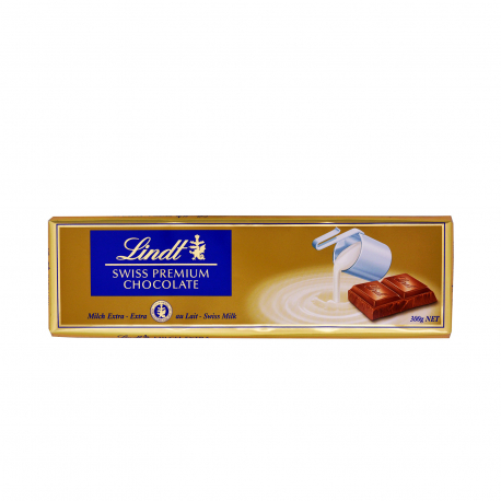 Lindt σοκολάτα γάλακτος swiss premium (300g)
