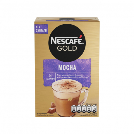 Nescafe στιγμιαίο ρόφημα καφέ cappuccino chocolate φακελάκια (8x18g)