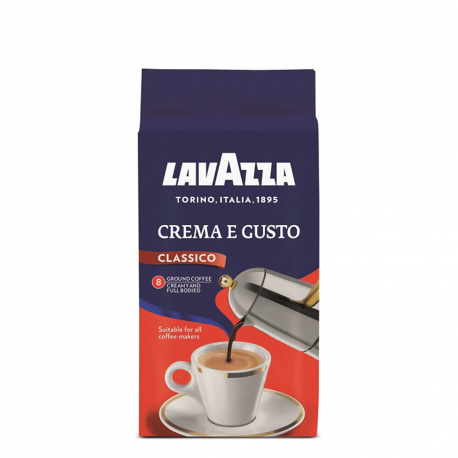 Lavazza καφές espresso crema e gusto - αλεσμένος (250g)