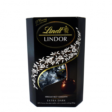 Lindt σοκολατάκια υγείας lindor extra dark (200g)