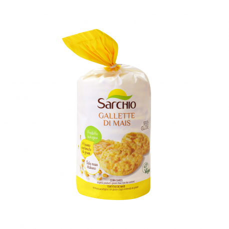 Sarchio γκοφρέτα καλαμποκιού - βιολογικό, χωρίς γλουτένη, vegan, προϊόντα που μας ξεχωρίζουν (100g)