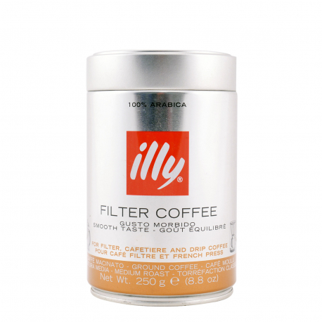 Illy καφές φίλτρου αλεσμένος 100% arabica (250g)