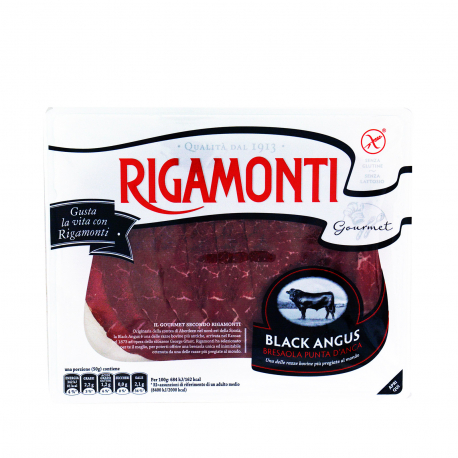 Rigamonti bresaola black angus - χωρίς γλουτένη, προϊόντα που μας ξεχωρίζουν σε φέτες (90g)