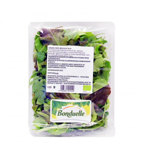 Bonduelle φρέσκια σαλάτα gran mix - βιολογικό (125g)