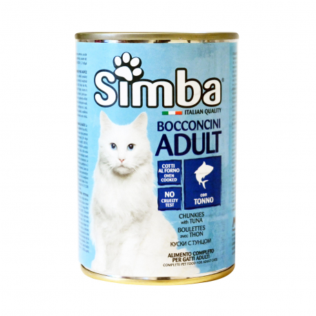Simba τροφή γάτας μπουκίτσες από ψάρι - χαμηλή τιμή (415g)