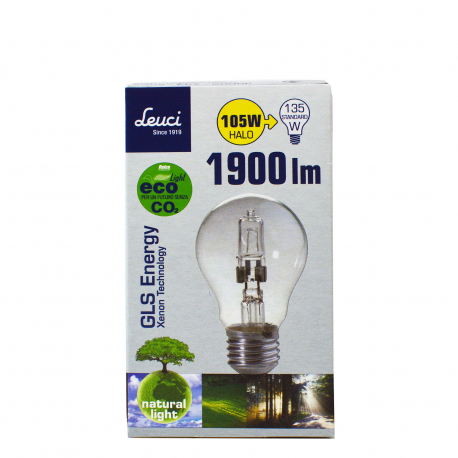 Leuci λάμπα gls energy/ eco light βιδωτή/ διάφανο 105W
