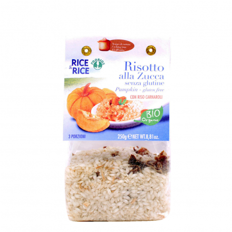 Probios ριζότο carnaroli rice & rice με κολοκύθα - βιολογικό, χωρίς γλουτένη (250g)