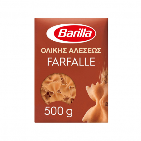 Barilla πάστα ζυμαρικών ολικής αλέσεως farfalle (500g)