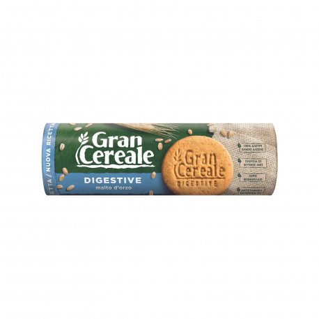Grancereale μπισκότα δημητριακών digestive με βύνη κριθαριού - vegetarian (250g)