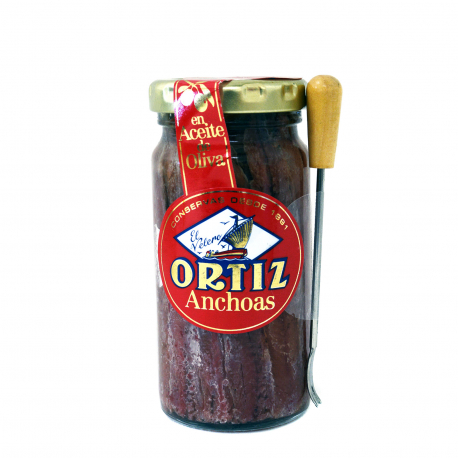 Ortiz αντζούγιες σε ελαιόλαδο - προϊόντα που μας ξεχωρίζουν (95g)