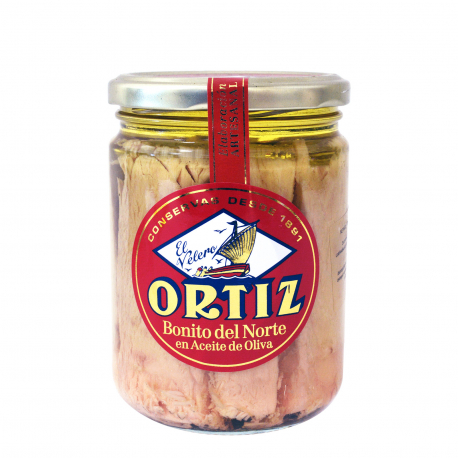 Ortiz τόνος bonito del norte λευκός σε ελαιόλαδο - προϊόντα που μας ξεχωρίζουν (400g)