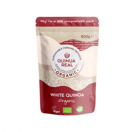 Quinua real κινόα Βασιλική - βιολογικό, χωρίς γλουτένη, vegan, προϊόντα που μας ξεχωρίζουν (500g)
