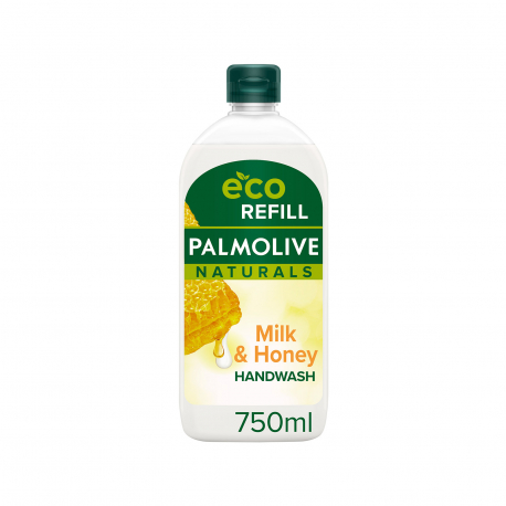 Palmolive υγρό κρεμοσάπουνο ανταλλακτικό naturals μέλι & γάλα (750ml)