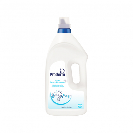 Proderm υγρό απορρυπαντικό πλυντηρίου ρούχων για μωρά 2.8 lt (40μεζ.)