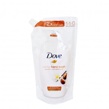 Dove υγρό κρεμοσάπουνο ανταλλακτικό shea butter with warm vanilla (500ml)