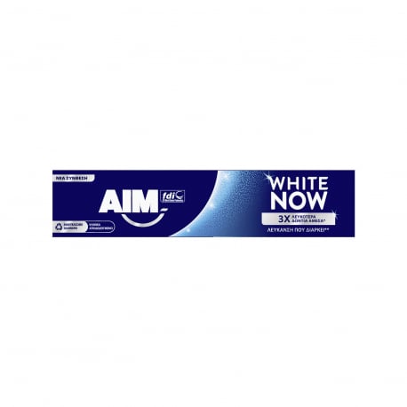 Aim οδοντόκρεμα white now (75ml)