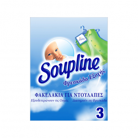 Soupline αρωματικά φακελάκια φρεσκάδα εξοχής (3τεμ.)