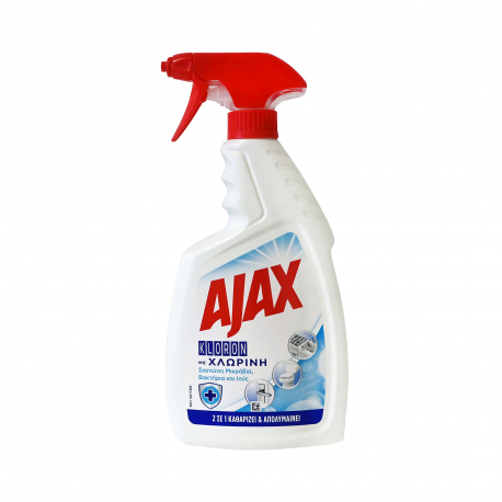 Ajax spray υγρό καθαριστικό kloron με χλωρίνη (750ml)