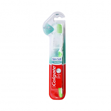 Colgate οδοντόβουρτσα slim soft/ ultra compact πράσινη/ μαλακή