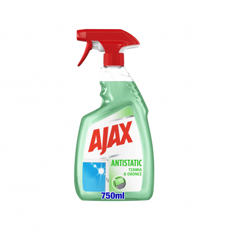 Ajax spray καθαρισμού τζαμιών antistatic (750ml)