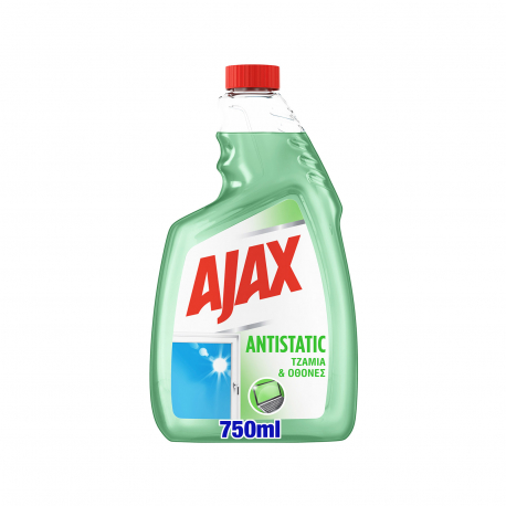 Ajax υγρό ανταλλακτικό καθαριστικό για τζάμια antistatic (750ml)