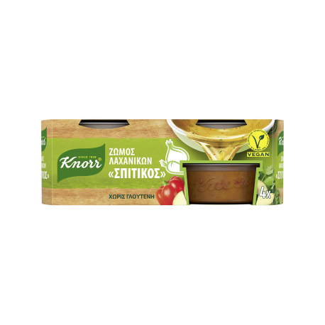 Knorr ζωμός σε ρευστή μορφή σπιτικός λαχανικών - vegetarian, vegan (112g)