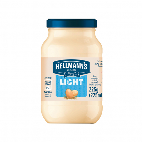 Hellmann's μαγιονέζα light - vegetarian (225ml)
