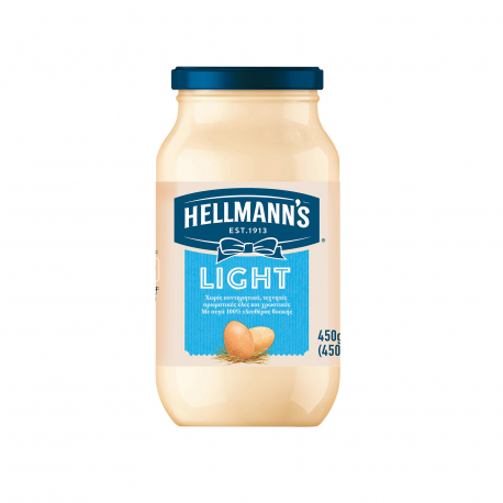 Hellmann's μαγιονέζα light - vegetarian (450ml)