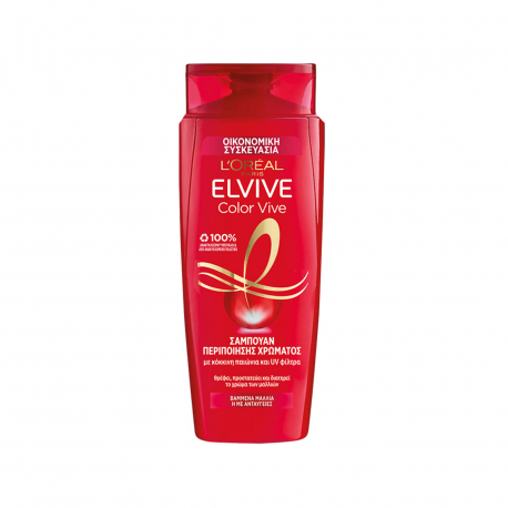 Elvive σαμπουάν μαλλιών color vive για βαμμένα μαλλιά (700ml)